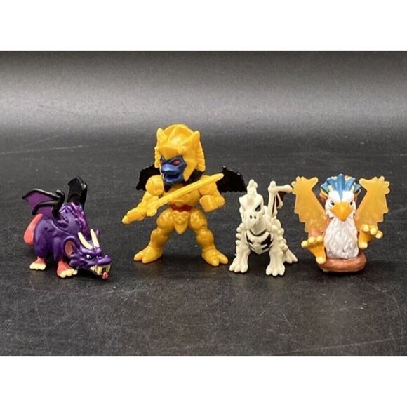 Power Rangers Other - Dragamonz Power Rangers Lot 4 Figures Azakai Grimwrath Firewing Malidor Goldar